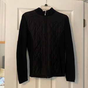 Black Croft and barrow long sleeve jacket